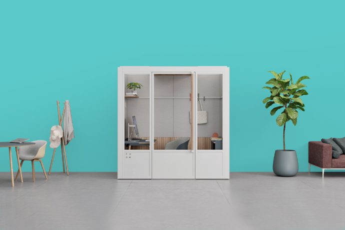 Apple, Nasa, Buzzfeed & more use this office pod that has been soundproofed with 1000 recycled bottles!