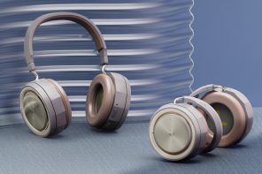 These sleek multifunctional headphones transform into a spiral-shaped speaker!
