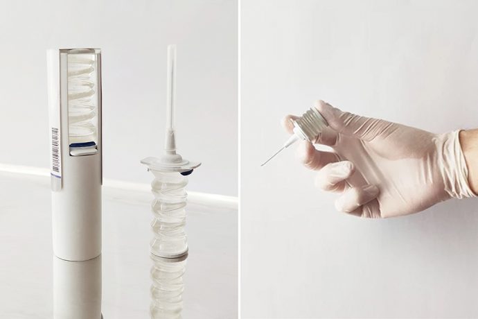 This origami-inspired collapsible syringe provides an eco-friendly alternative to reduce biomedical waste!