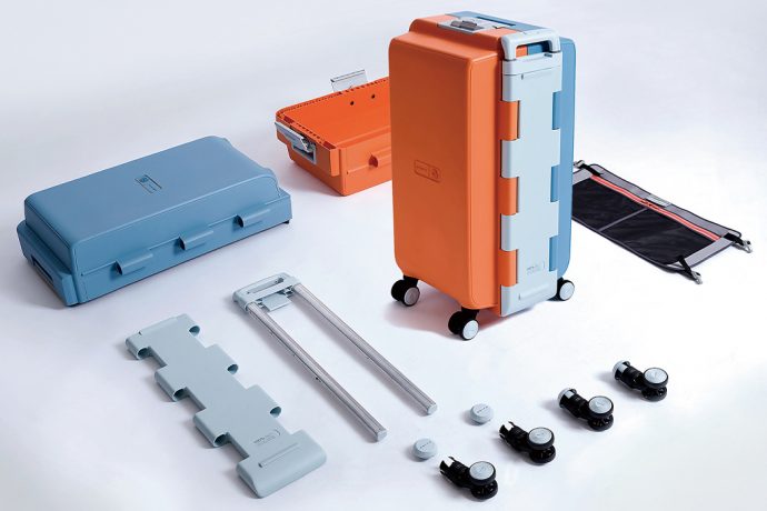 This sustainable suitcase uses 70% lesser parts & is easier to assemble/disassemble than IKEA furniture!