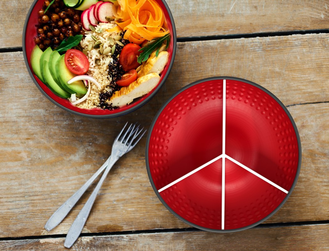 This food bowl's clever design uses science and psychology to help you  achieve portion control - Yanko Design