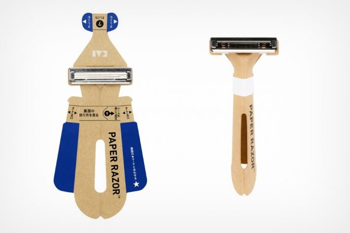 World’s first paper disposable razor unveiled in Japan