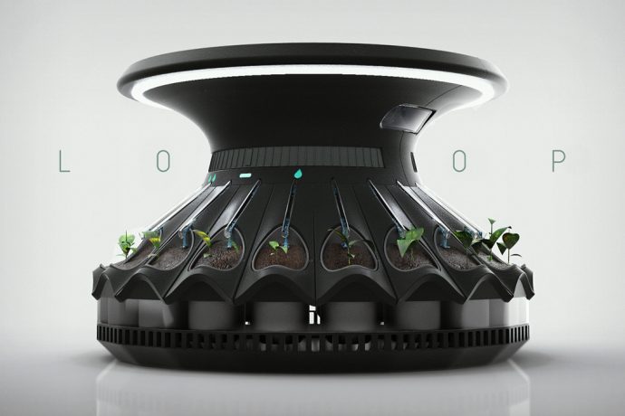 This smart indoor gardening system uses an automated irrigation system to take care of your plants!