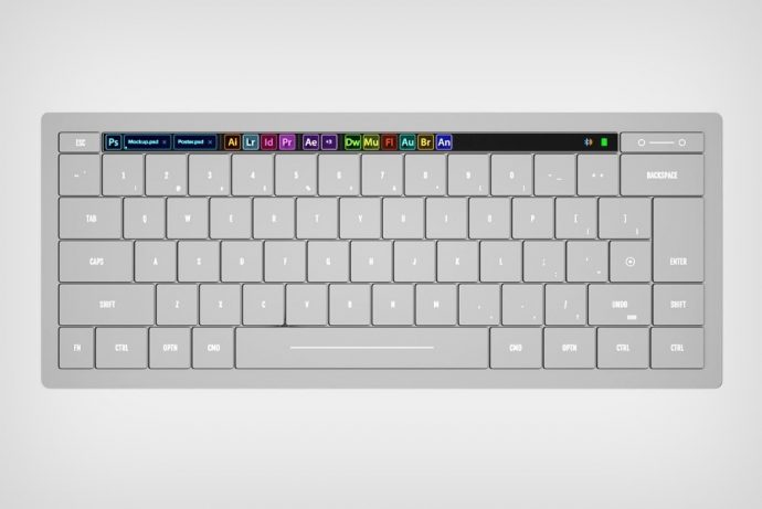 This Adobe wireless keyboard puts its entire creative software suite right under your fingertips