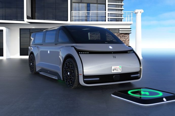 This Apple Car concept has ‘familiar’ cheese-grater inspired wheels, and supports wireless-charging