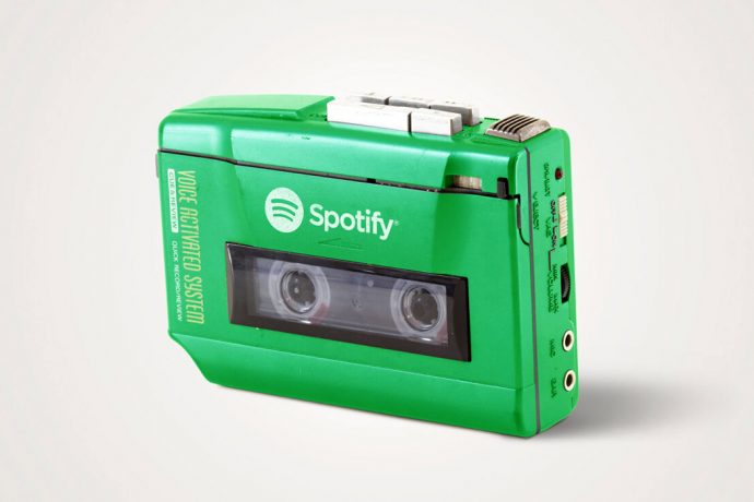 Spotify + more modern smartphone apps reimagined as iconic 80s product designs!