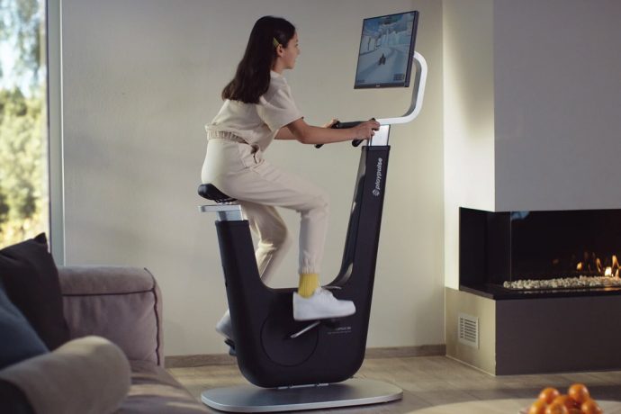 This exercise bike rewards you with Netflix and gaming to keep you working out!