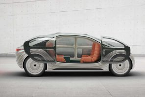 This self-driving electric car sets new landmark for automotive design by cleaning up air pollution!