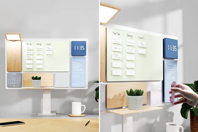 This desk was designed to maximize productivity while minimizing your screen time!