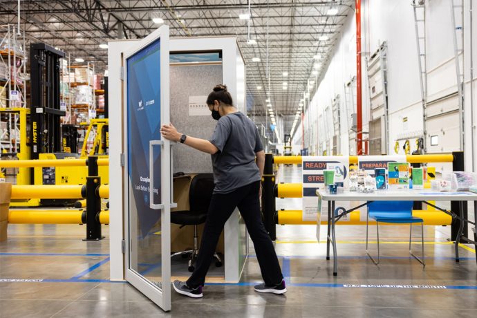 Amazon’s Amazen meditative boxes and new safety program plans to reduce workplace injuries by 50%