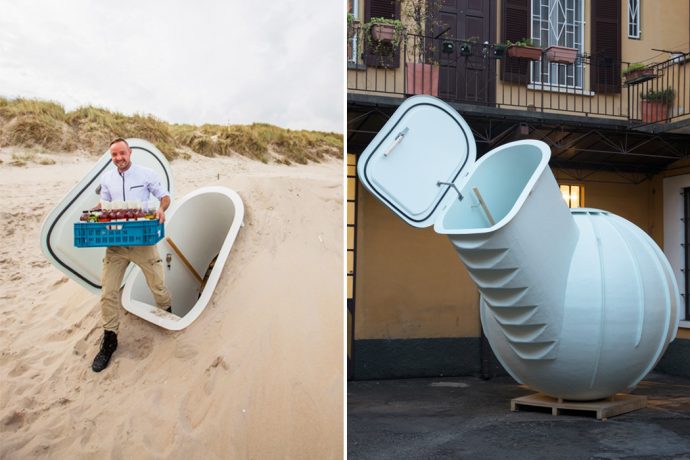 This sustainable underground fridge keeps food chilled naturally, no electricity needed!
