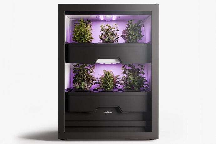 This indoor vertical farm uses LED lights + plant pods to cultivate more sustainable lifestyles!