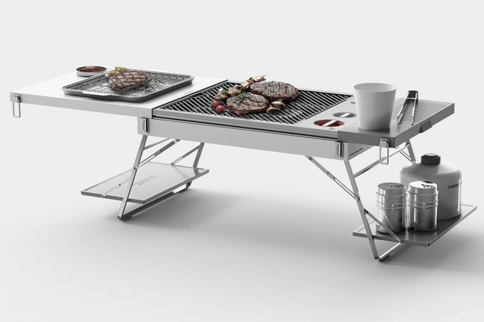 A portable camping stove meets DHL’s design language creating a briefcase sized outdoor must-have!