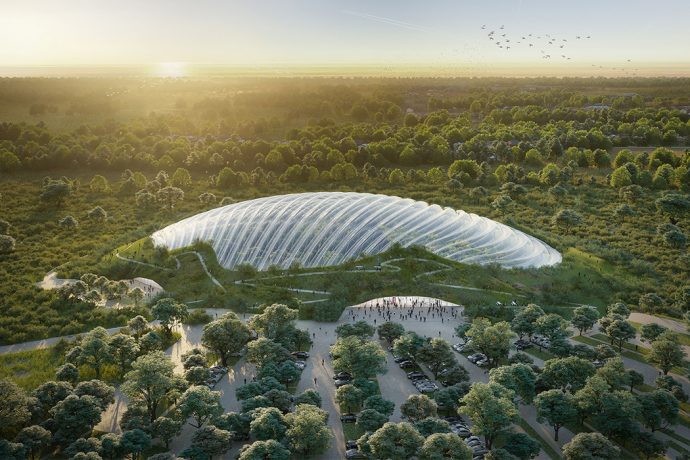 The World’s Largest Single-Domed Greenhouse Pushes The Boundaries Of Innovative Architecture