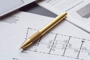 This glorious all-metal mechanical pencil stores enough lead to last you an entire lifetime!