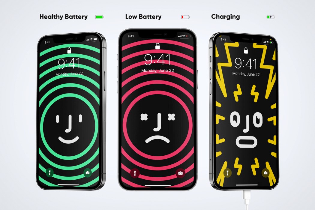 These iPhone wallpapers automatically change to reflect your phone's battery  level! - Yanko Design
