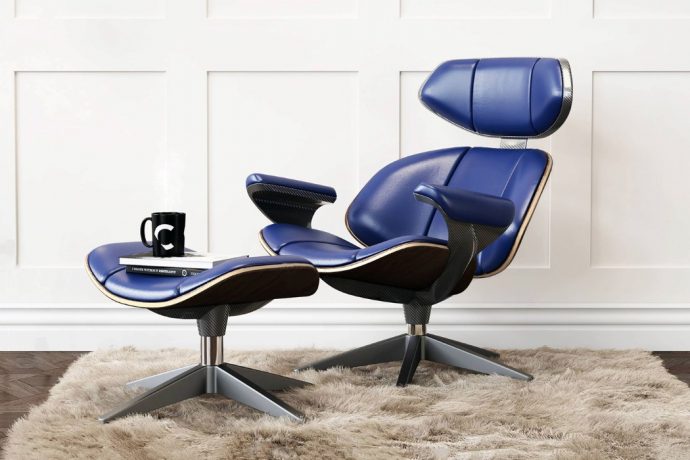 Iconic Eames Lounge Chair gets a timely upgrade by automotive designer Ian Callum