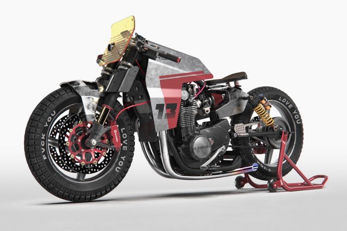 Modified Yamaha XS 650 concept ditches the Cafe Racer’s classic appeal for a modern, punkish design