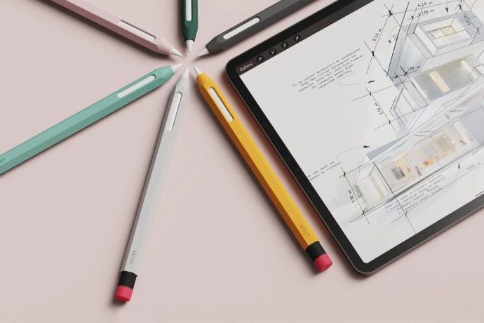 elago’s Apple Pencil protective case turns your stylus into a nostalgic rubber-tip graphite pencil