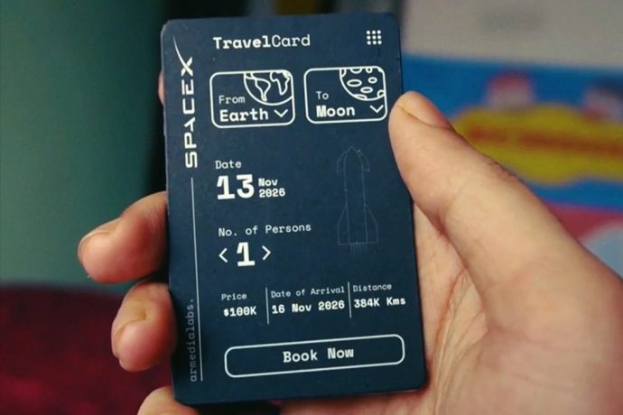 A SpaceX Travel Card sure to shock and awe every space enthusiast on Earth!