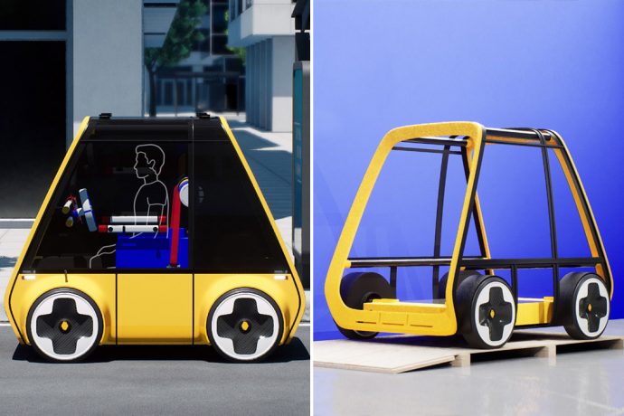 This IKEA + Renault concept envisions a sustainable future where vehicles are shipped as flat-pack designs!