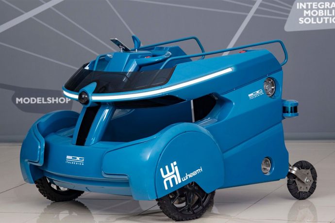 This electric wheelchair is a smart ride sharing service designed for inclusive micro-mobility!