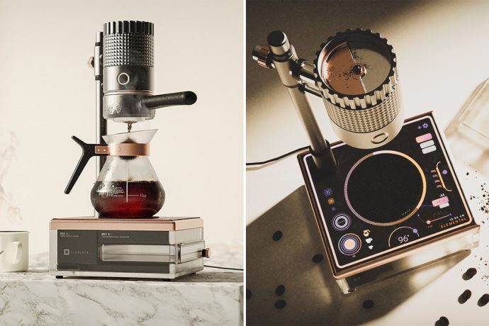 Apple and Star Trek inspired the neat, interactive, and clean design and UX/UI for this coffee machine!