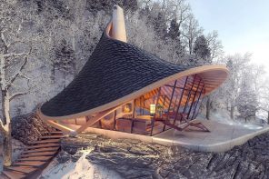 Cabin Designs that merge with their surrounding forests to provide you the perfect escapism from city life!