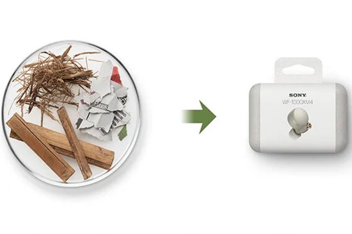 Sony debuts original sustainable packaging as part of its initiative to achieve a zero environmental footprint by 2050!