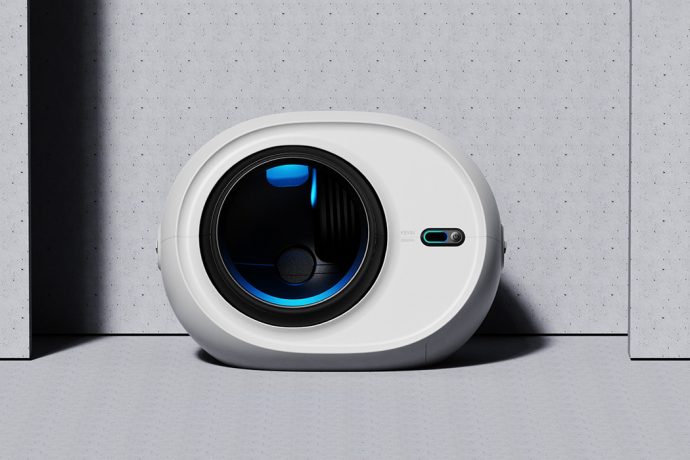 This IKEA-worthy self-cleaning litter box is the best looking design we’ve ever seen!