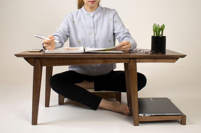 This 19th century-style desk with modern aesthetics is a great alternative to your regular workstation
