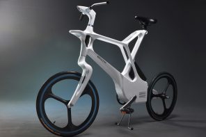 This ebike for future metropolis is designed with a frame inspired by the human bone structure!