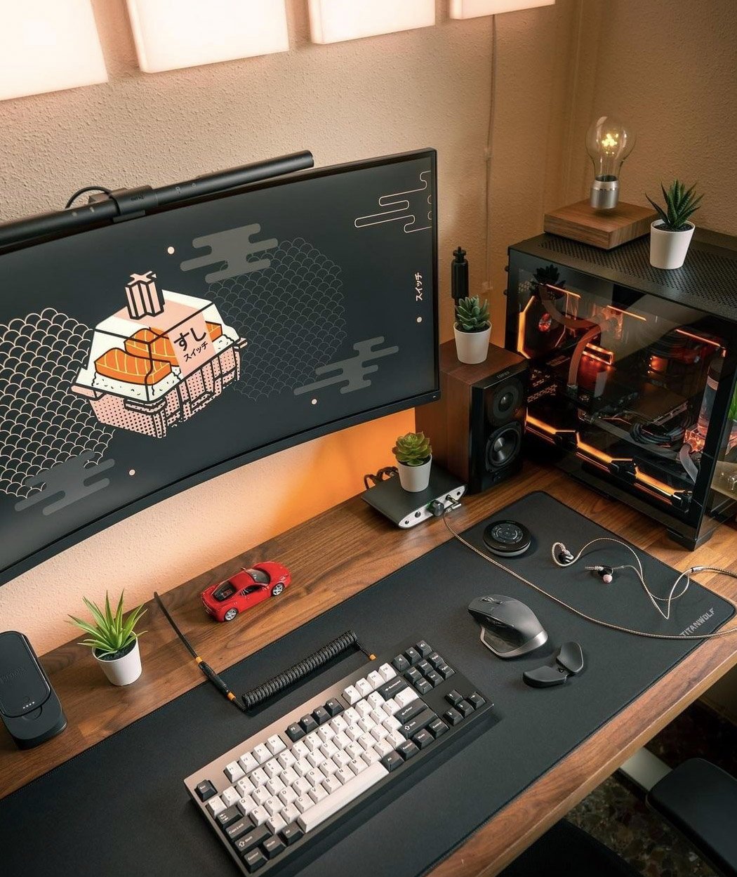 Dream Desk Setup 5.0  Big Screen Productivity and Gaming 