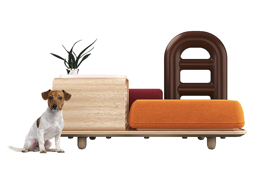 This doghouse that doubles up as a modular sofa has been designed for millennials and their pets!