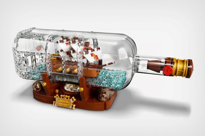 LEGO’s DIY “ship in the bottle” is much more fun than owning the real thing!