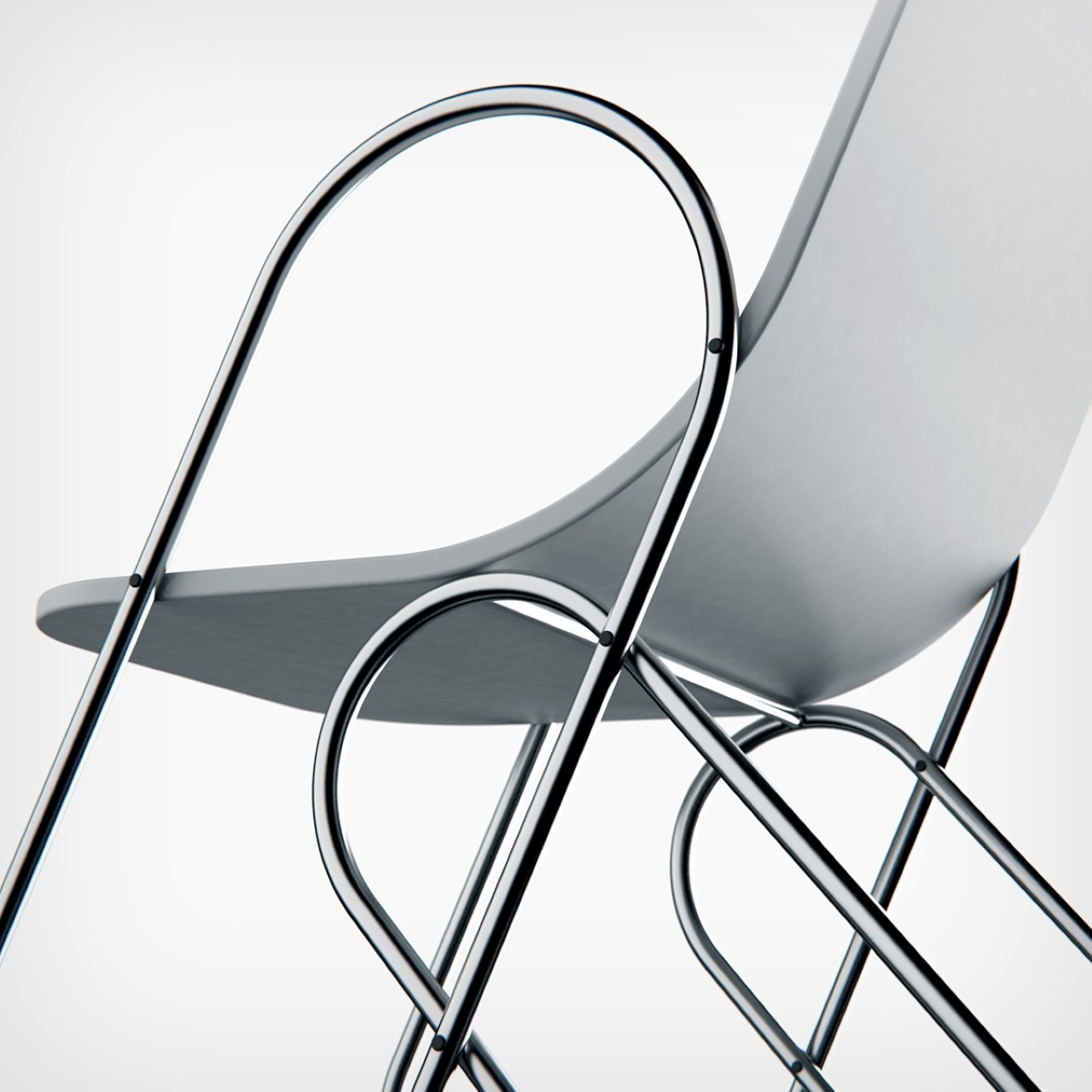 Paperclip Chair by Andrew Edge