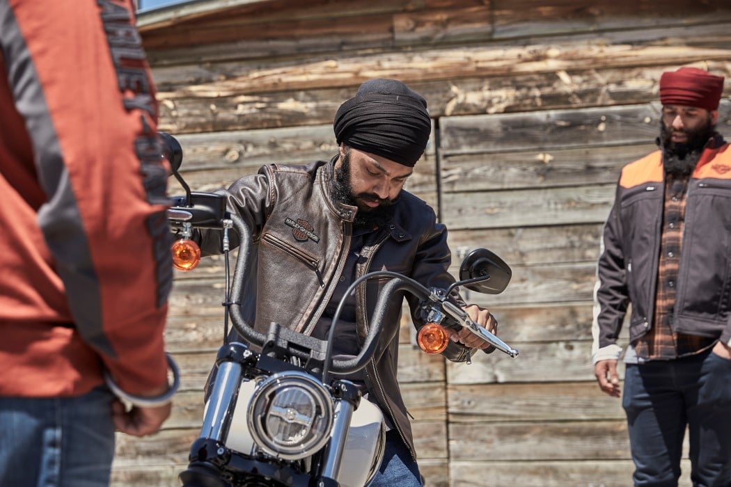 Tough Turban - Protective Cultural Headgear for Sikh Canadian Motorcyclists by Pfaff Harley-Davidson