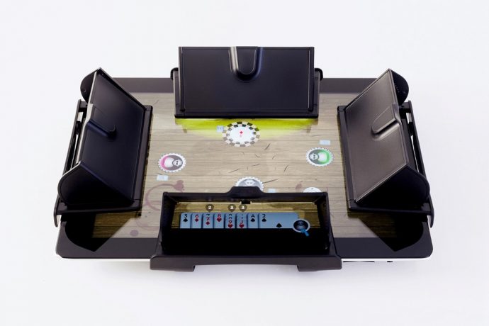 Genius plastic covers let you play a game of poker on your iPad while concealing your cards