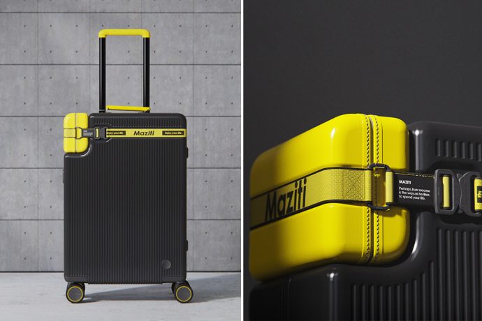 This modern suitcase comes with a detachable compartment for easy access while travelling!