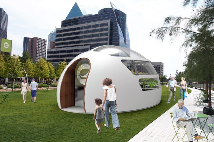 This public horticultural pod cultivates plants and multi-generational relationships through gardening!