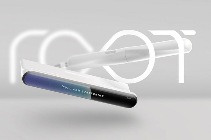 This smart desk gadget doubles as a stretching aid to keep you moving while working!