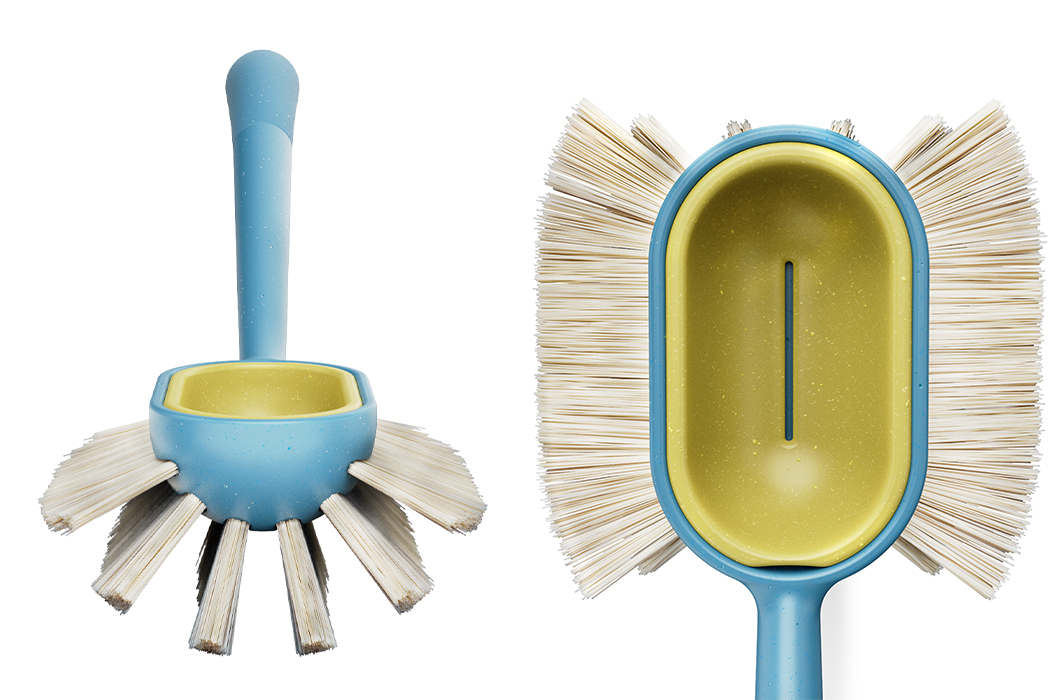 This sustainable dish cleaning brush is infinitely reusable thanks