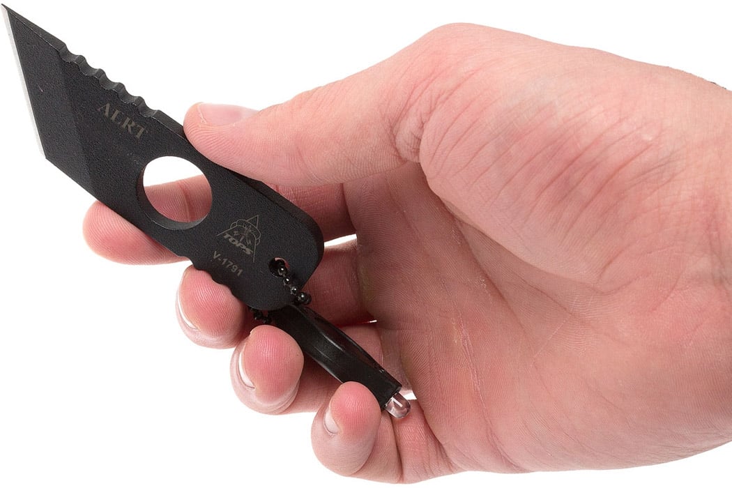 This tactical pocket neck knife EDC brings self-protection + utility to any cutting tasks