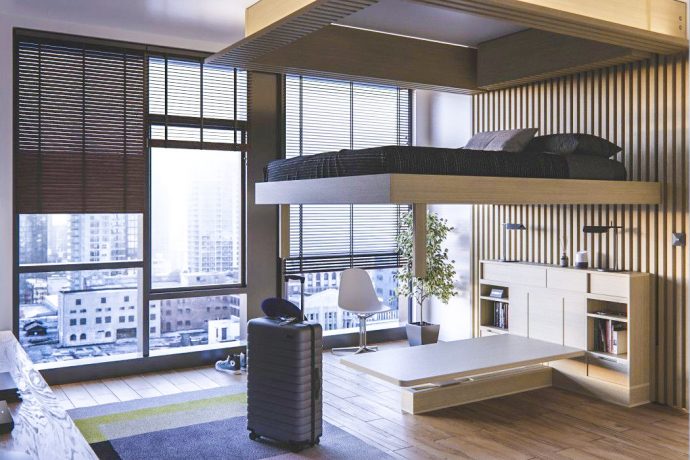 This transforming robotic furniture going from bed to home office desk is the 2021 investment we need!