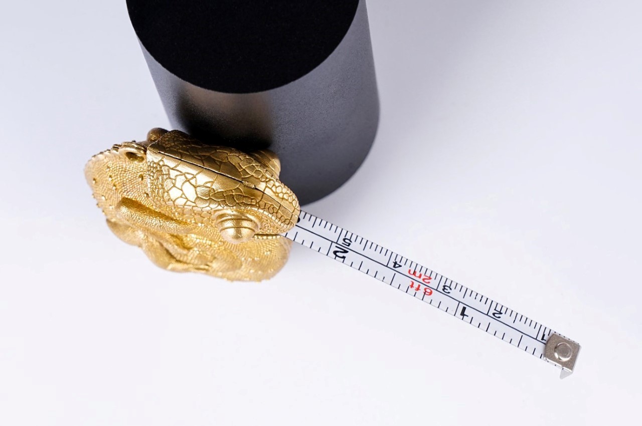 MUNY Chameleon Tape Measure Brass Measuring Tape Retractable EDC