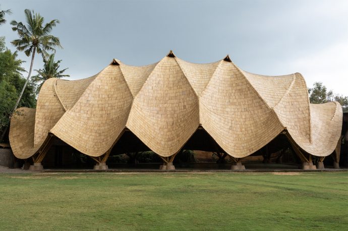 This bamboo building in Bali is a marvel born from engineering, sustainability and architecture!