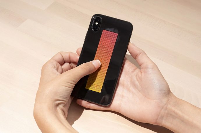 These fidget-friendly strips stick to your gadgets for discreetly relieving stress