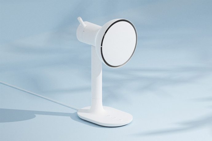 This sleek blade-free desk fan is your portable companion in summers as well as winters!