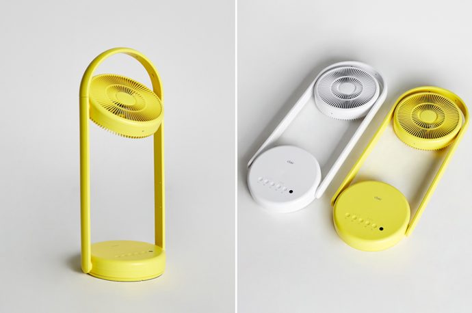 This flat pack folding fan solves your winter storage and summer heat woes!