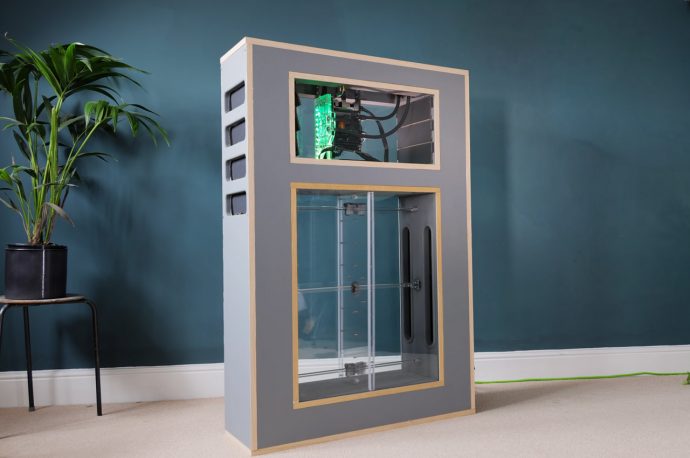 World’s first DIY breathing PC uses magnetic bellows to stay cool. Watch the video!